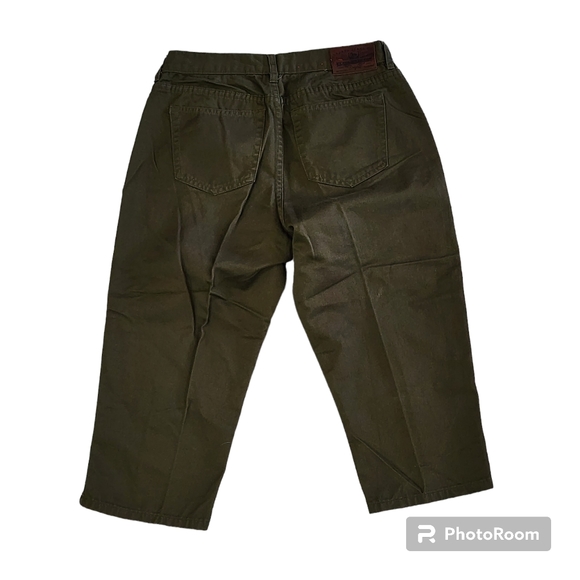 Lauren Jeans Company Ralph Lauren Classic Midcalf pants Green - Picture 4 of 8